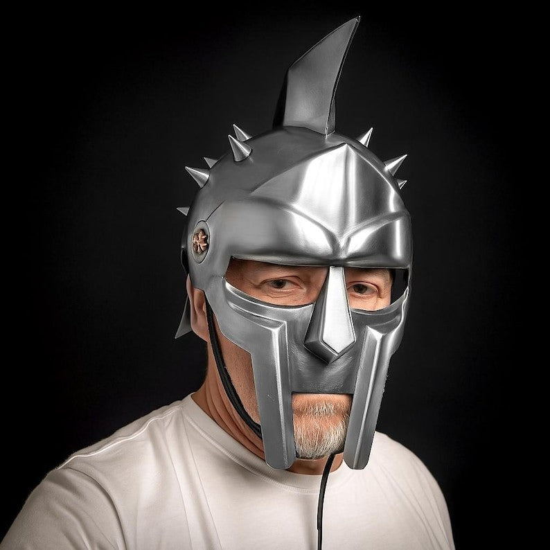Roman gladiator helmet replica