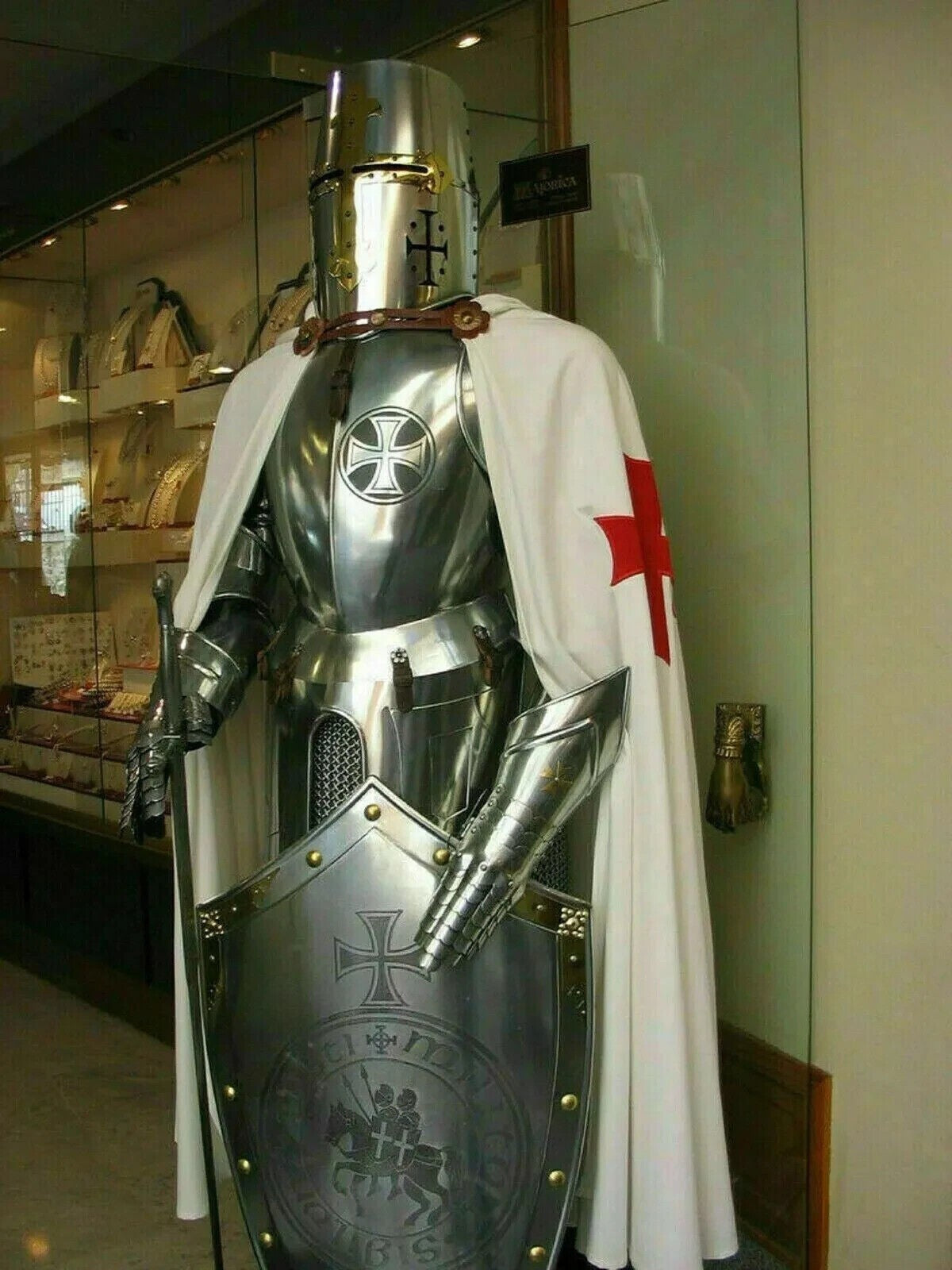 Crusader Knight Full Body Suit of Armour