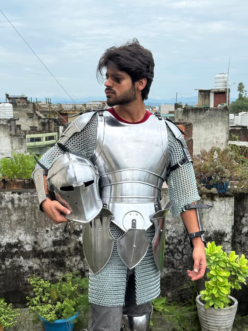 Medieval Crusader Knight Full Armour Set