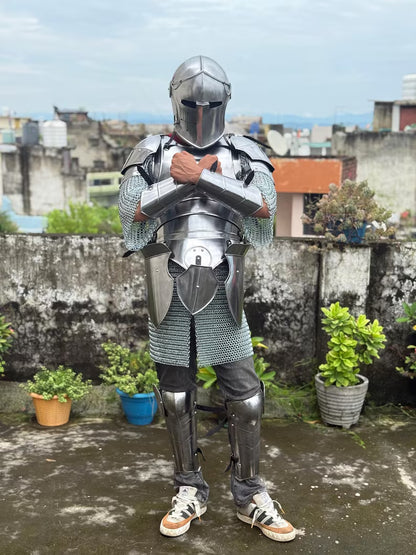 Medieval Crusader Knight Full Armour Set