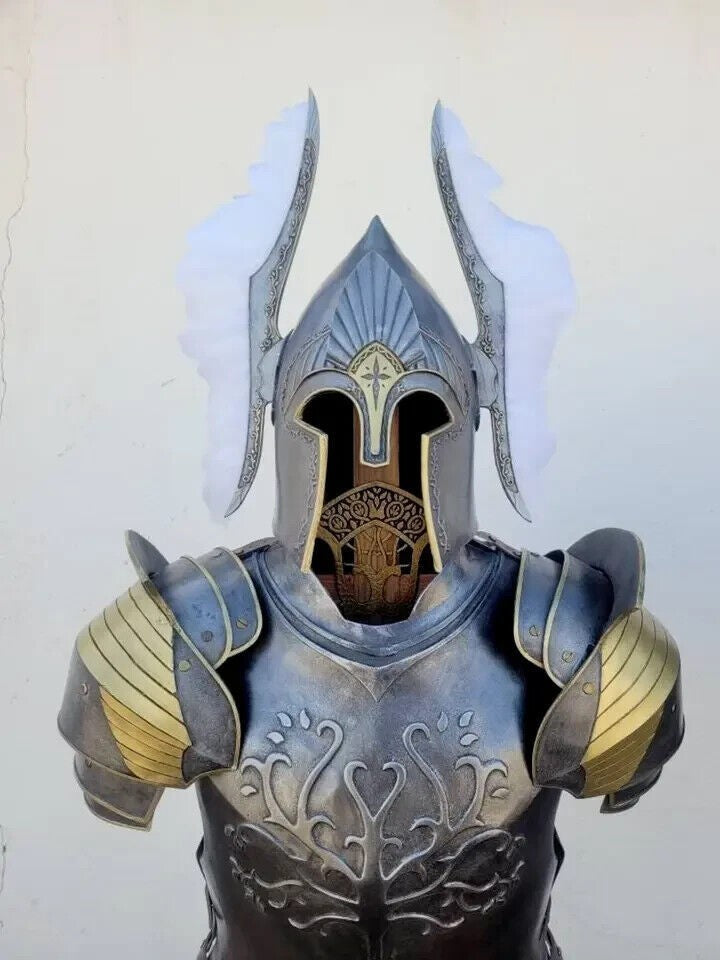 Elven Warrior Armour Set — Helmet, Breastplate & Chainmail