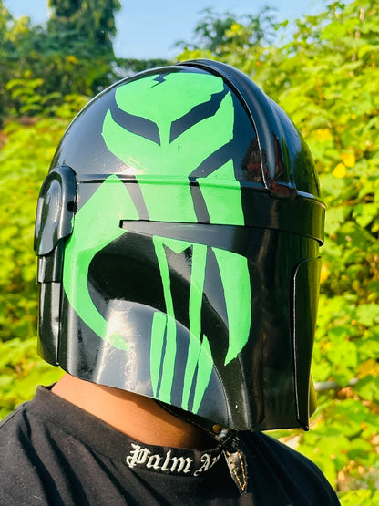 Custom Painted Mandalorian Helmet — Wearable Cosplay Prop