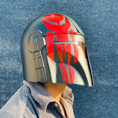 Custom Painted Mandalorian Helmet — Wearable Cosplay Prop