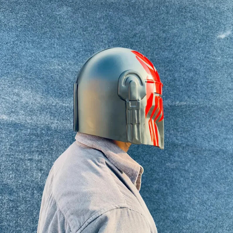 Custom Painted Mandalorian Helmet — Wearable Cosplay Prop