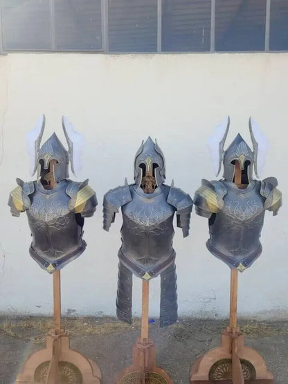 Elven Warrior Armour Set — Helmet, Breastplate & Chainmail