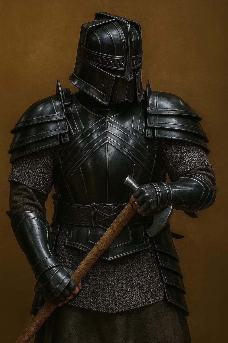 Dwarven Knight Full Body Armour — Medieval LARP Suit